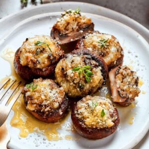 Печурки полнети со кашкавал